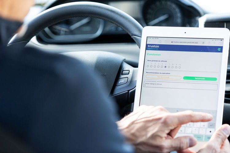 Trustoo Specialist typing report on Trustoo App